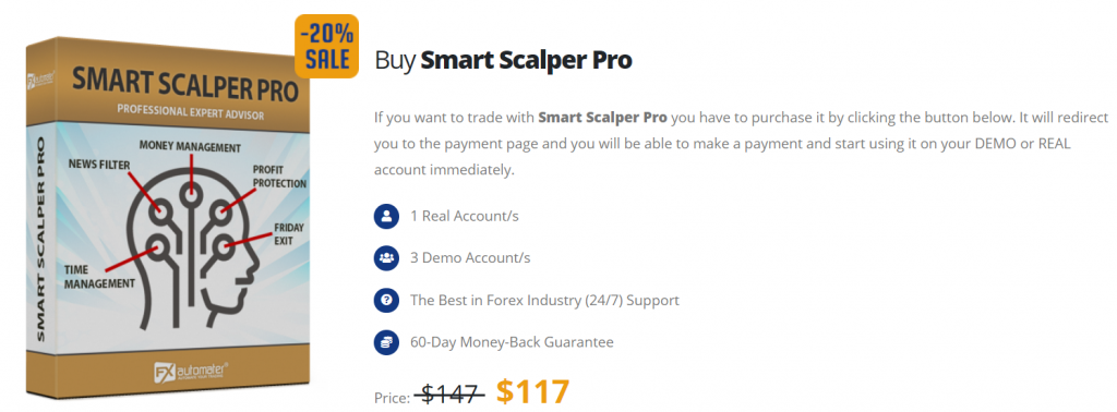 Smart Scalper PRO Robot offer