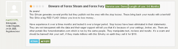 Forex Steam People Feedback