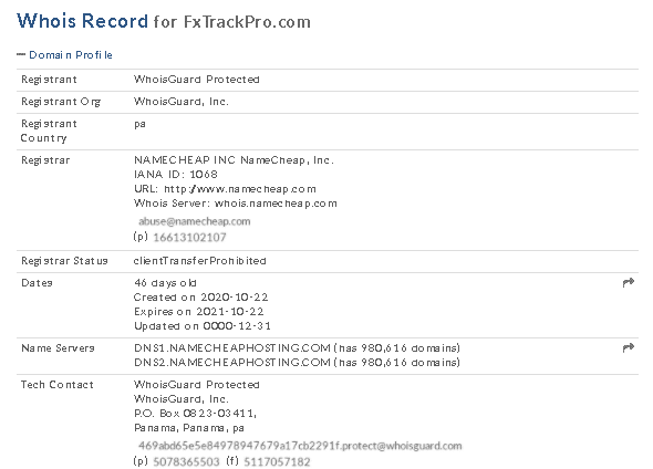 FX Track Pro IP location