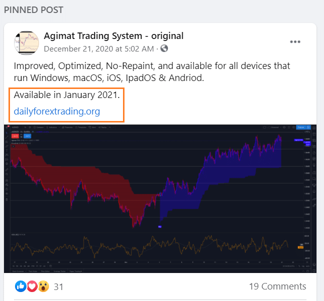 Agimat Trading System FB profile