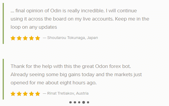 Odin Forex Robot People Feedback