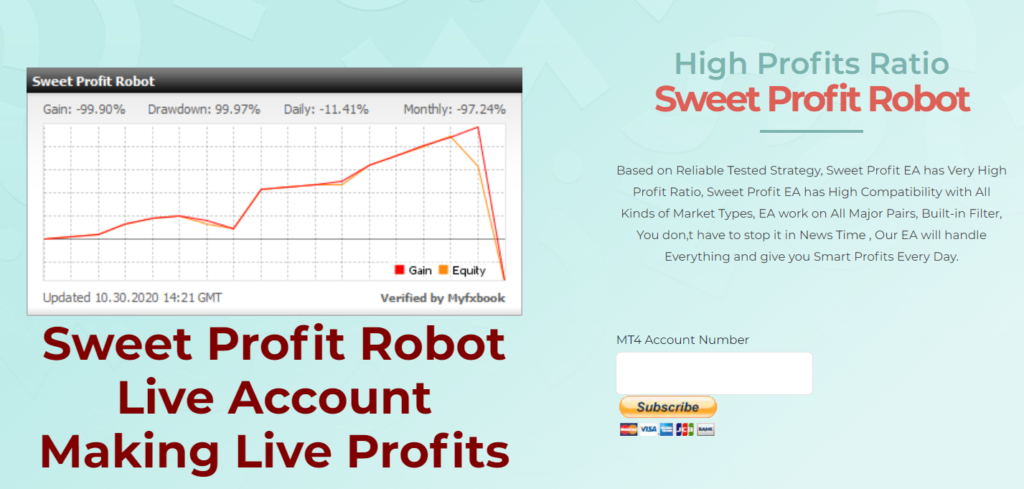 Sweet Profit Robot presentation