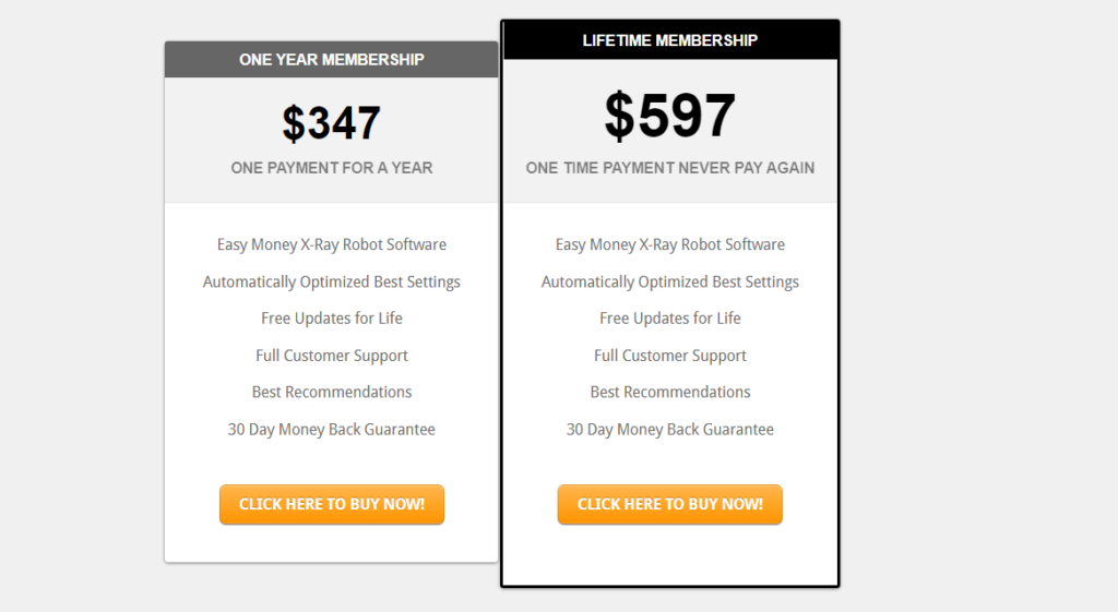 Easy Money X-Ray Robot price