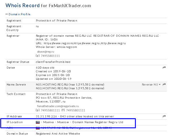 FXMath X-Trader website information