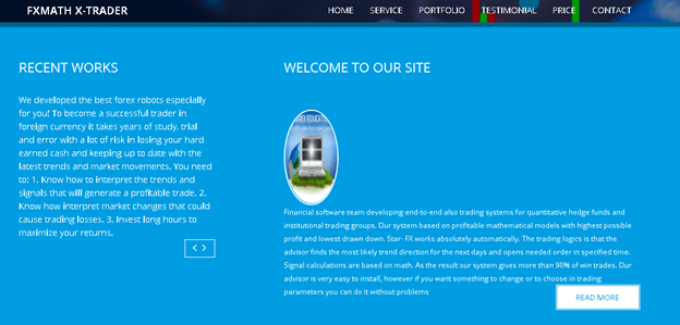 FXMath X-Trader. Recent works