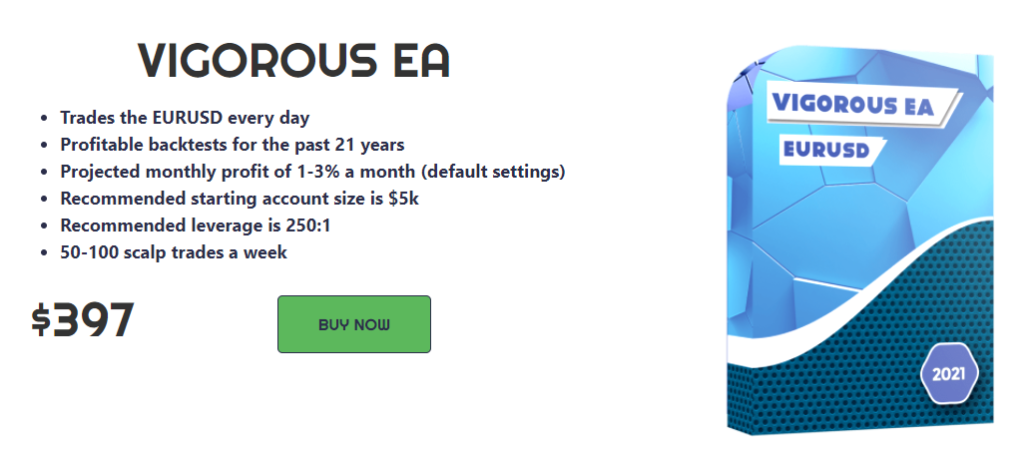 Vigorous EA pricing