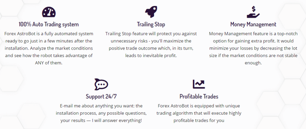 Forex Astrobot Features