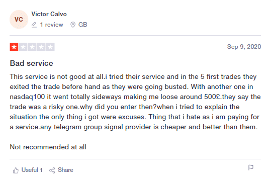 User review for DDMarkets claiming it’s a bad service.