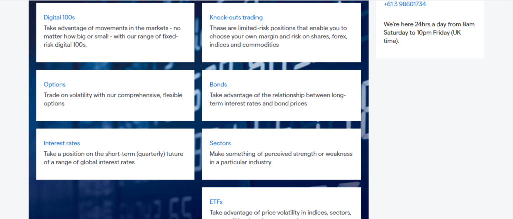 IG Markets - Other markets