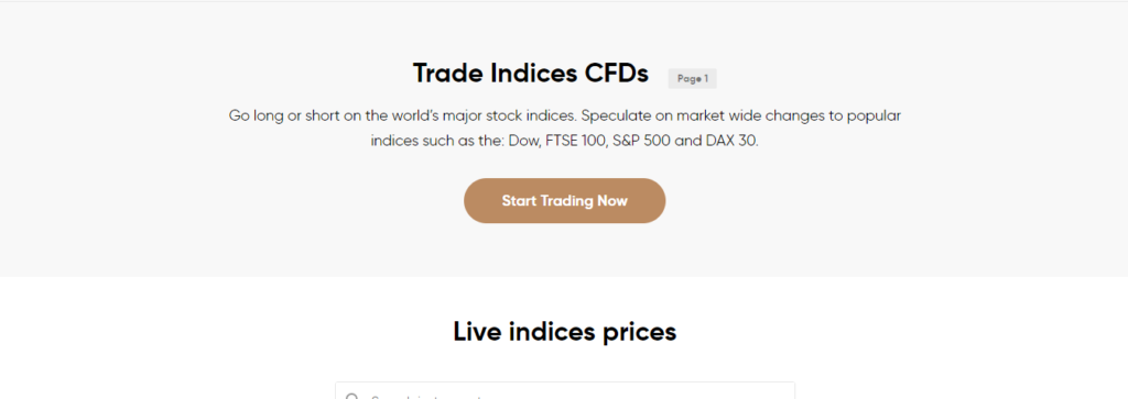 Capital.com - Indices