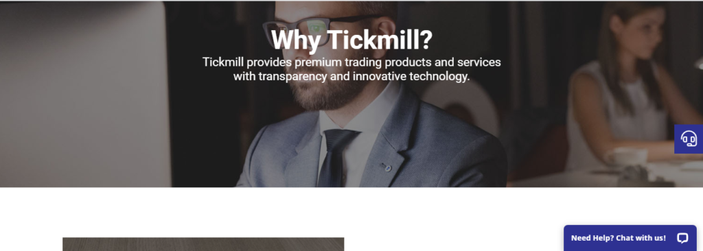 Tickmill - Main features