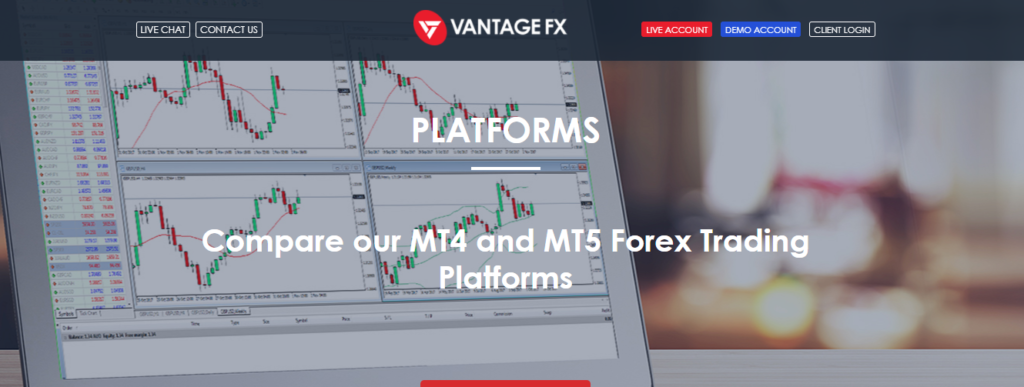 Vantage FX - Trading platforms