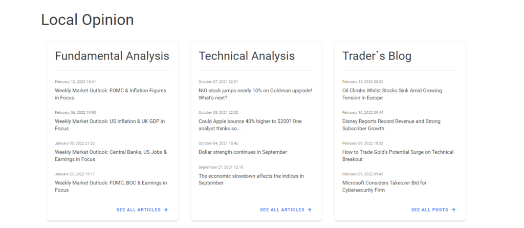 Admiral Markets - Main features