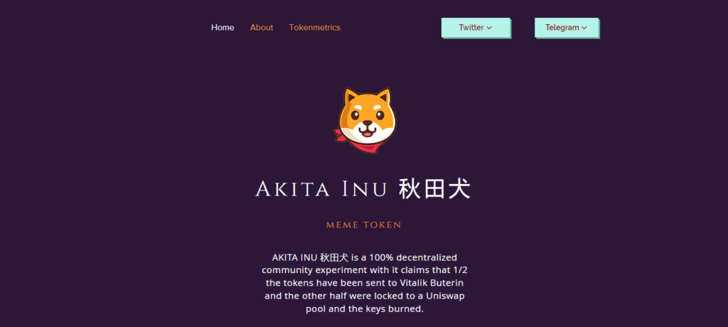 The Akita Inu website.