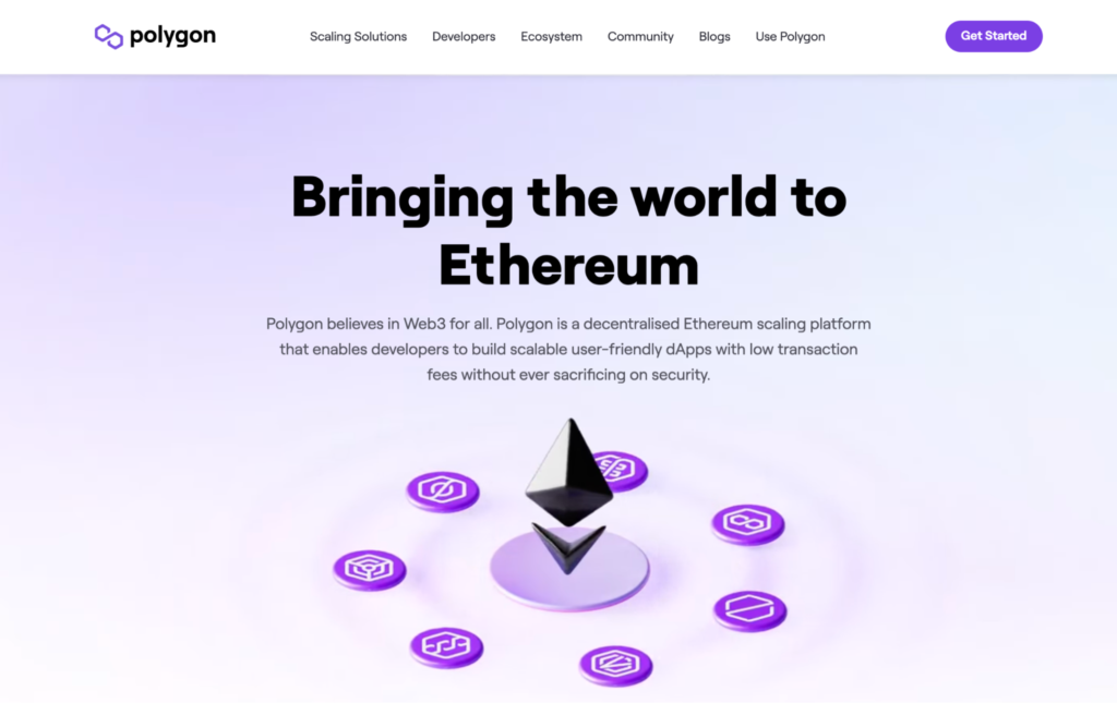 Polygon's homepage