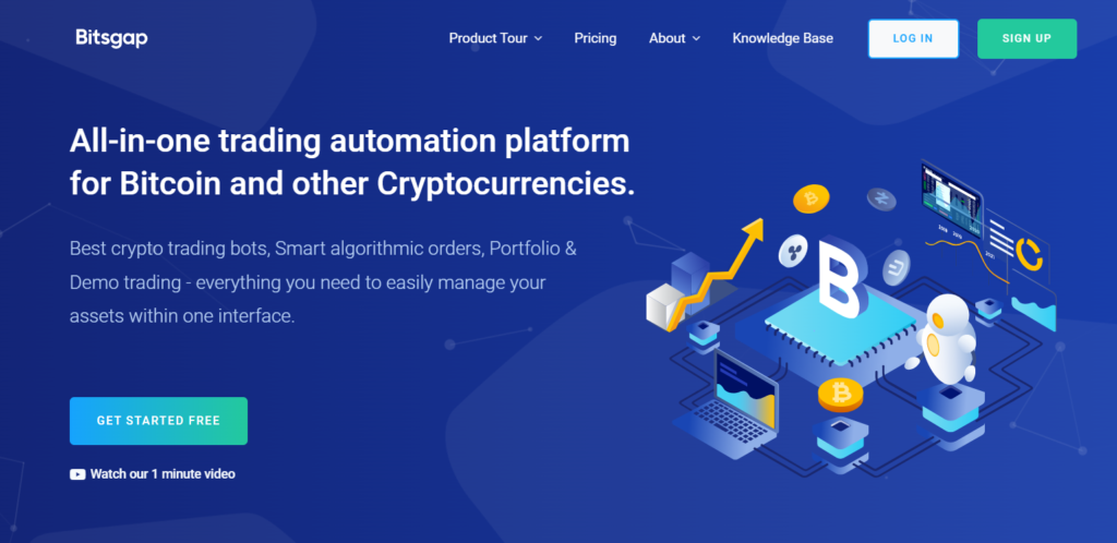 Bitsgap start page