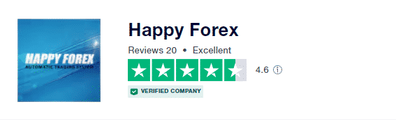 User reviews for the Happy Forex company on the Trustpilot site.