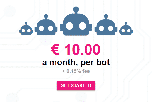 Pricing per bot for Smart Crypto Bot. 