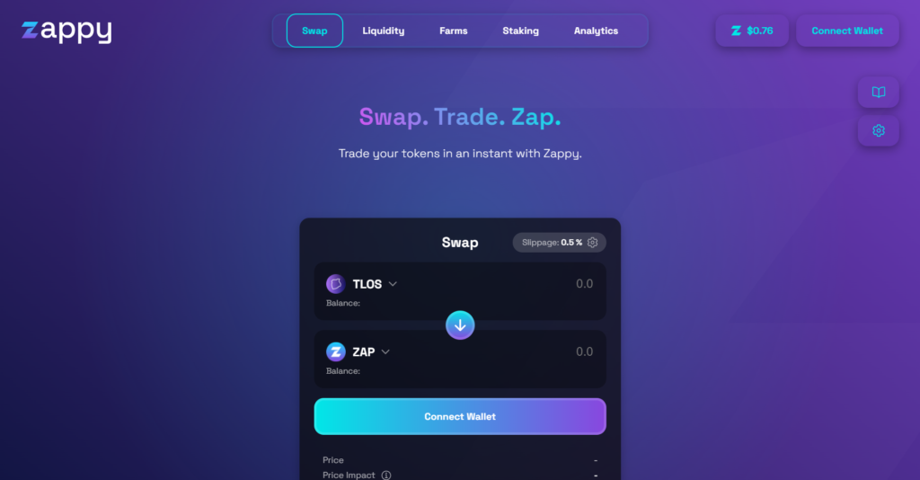 Zappy Decentralized Exchange