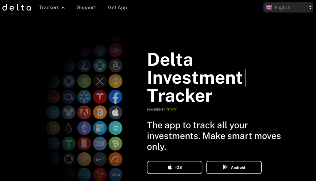 Delta’s homepage