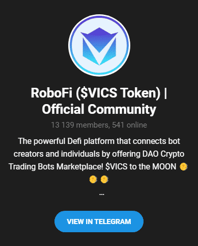 RoboFi Telegram community