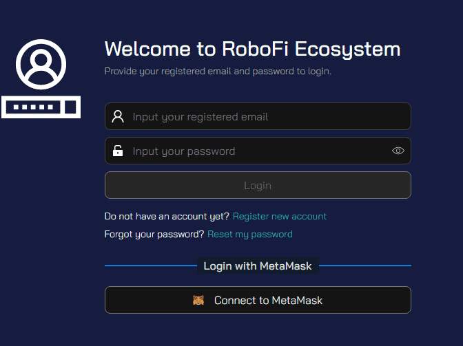 Signup on RoboFi.