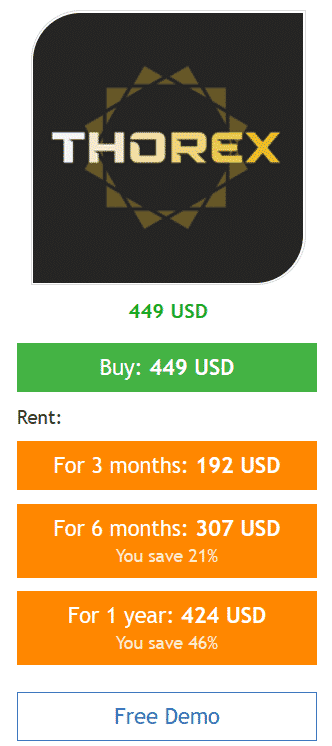 Price of the robot on the website. 